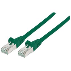 Intellinet Kabel / Adattatore cavo di rete Verde 1 m Cat6a S/FTP (S-S