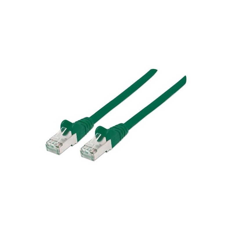 Intellinet Kabel / Adattatore cavo di rete Verde 1 m Cat6a S/FTP (S-S