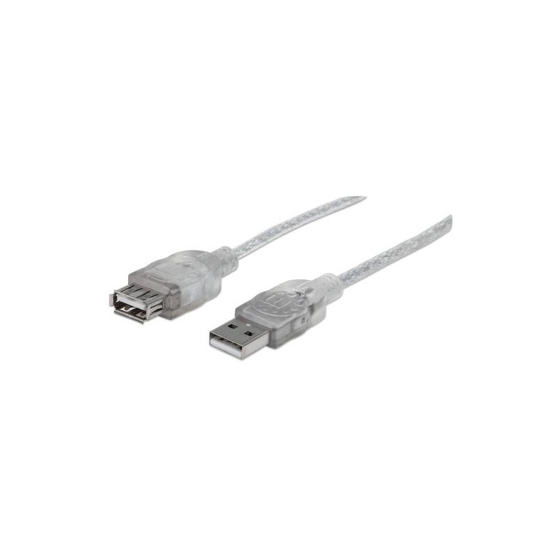 Manhattan 340502 cavo USB 4,5 m USB 2.0 USB A Trasparente