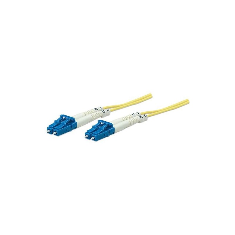 Intellinet 471893 cavo a fibra ottica 3 m LC OS2 Giallo