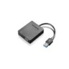 Lenovo Universale USB 3.0 a VGA/HDMI USB tipo A Nero