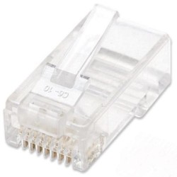 Intellinet 502344 cavo di collegamento RJ-45 Trasparente