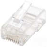 Intellinet 502344 cavo di collegamento RJ-45 Trasparente