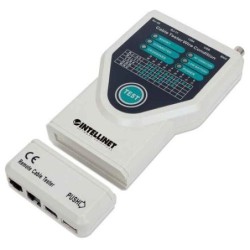 Intellinet 780094 tester per cavo di rete Tester per cavi UTP/STP Gri