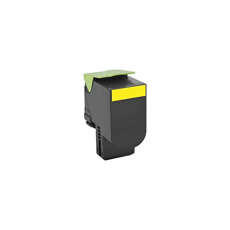 Lexmark 80C0X40 cartuccia toner 1 pz Originale Giallo