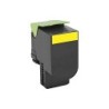 Lexmark 80C0X40 cartuccia toner 1 pz Originale Giallo