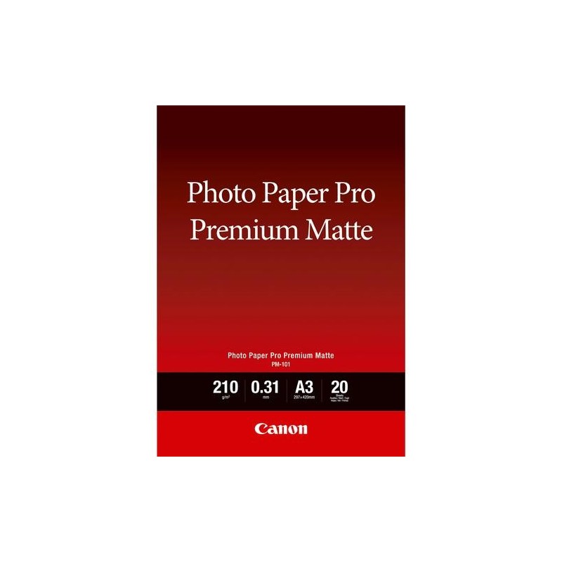 Canon Carta fotografica Premium Matte PM-101 A3 - 20 fogli