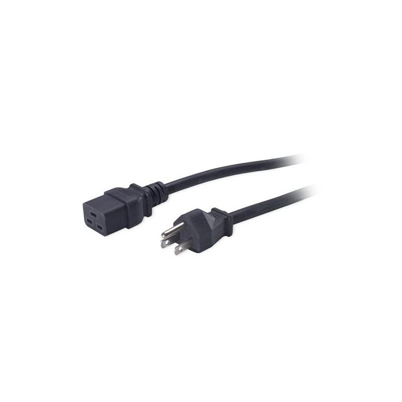 APC Pwr Cord, 15A, 100-120V, C19 to 5-15 Nero 2,5 m