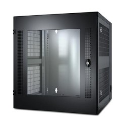 APC NetShelter WX Wall-Mount Enclosure 13U Glass Door Black Da parete