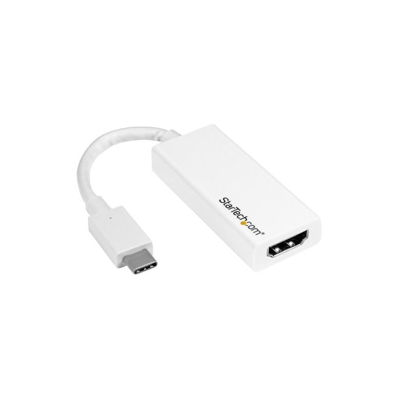 StarTech.com Adattatore video USB-C a HDMI - M/F - Ultra HD 4K - Bian