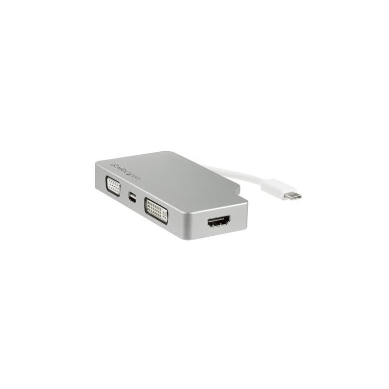 StarTech.com Adattatore Audio/Video da Viaggio 4 in 1 - USB Type-C a 