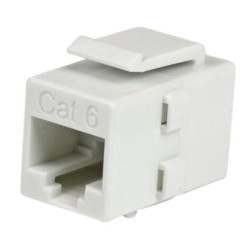 StarTech.com Accoppiatore di rete jack Keystone RJ45 Cat 6 bianco - F