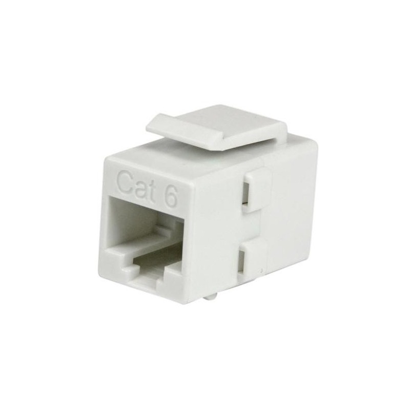 StarTech.com Accoppiatore di rete jack Keystone RJ45 Cat 6 bianco - F