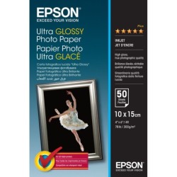 Epson Ultra Glossy Photo Paper - 10x15cm - 50 Fogli