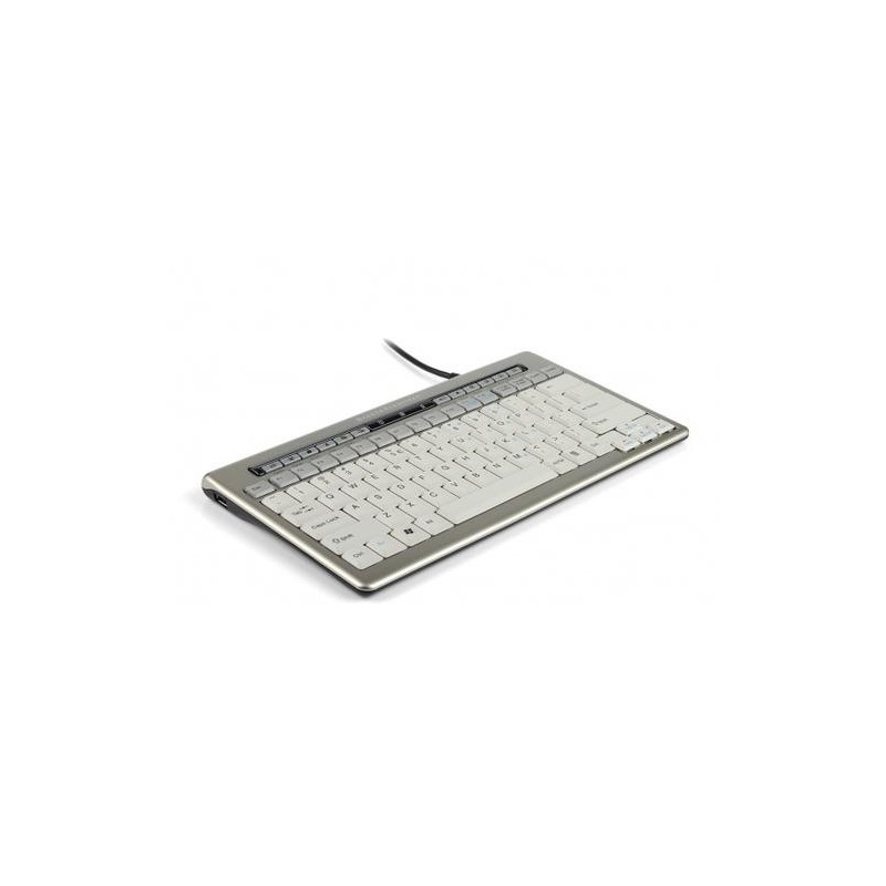 BakkerElkhuizen S-board 840 tastiera USB QWERTY Inglese UK Grigio chi