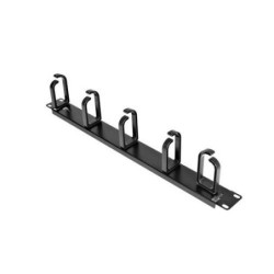 StarTech.com Pannello gestione cavi 1U 19&quot; per rack con anelli guida 