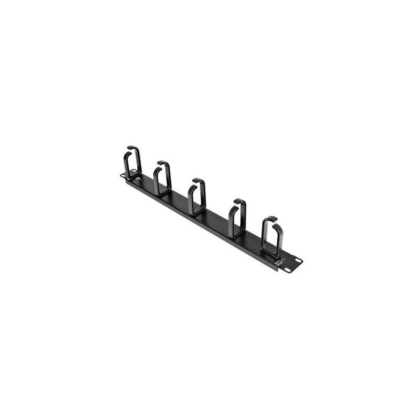 StarTech.com Pannello gestione cavi 1U 19&quot; per rack con anelli guida 