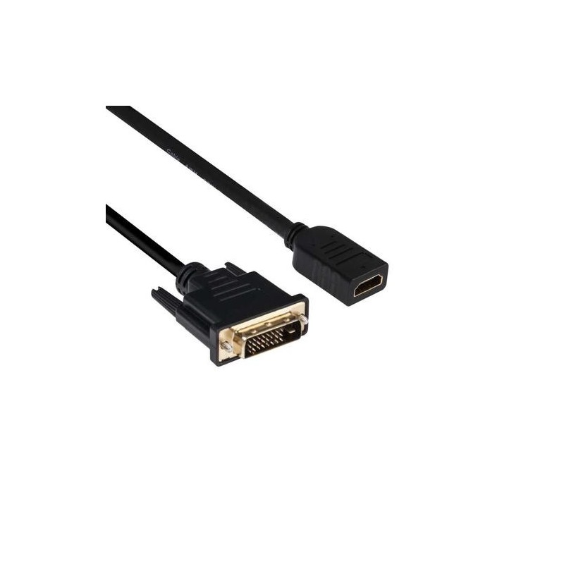 CLUB3D DVI to HDMI 1.4 Cable M/F 2m/6.56ft Bidirectional