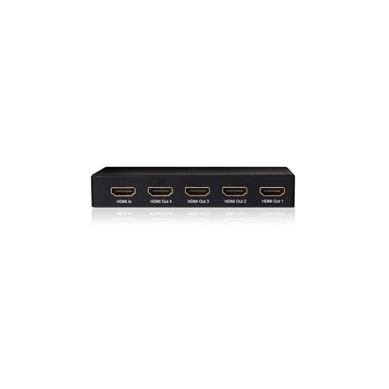 CLUB3D HDMI&trade; 4K@60Hz UHD Splitter AC Power 4 ports