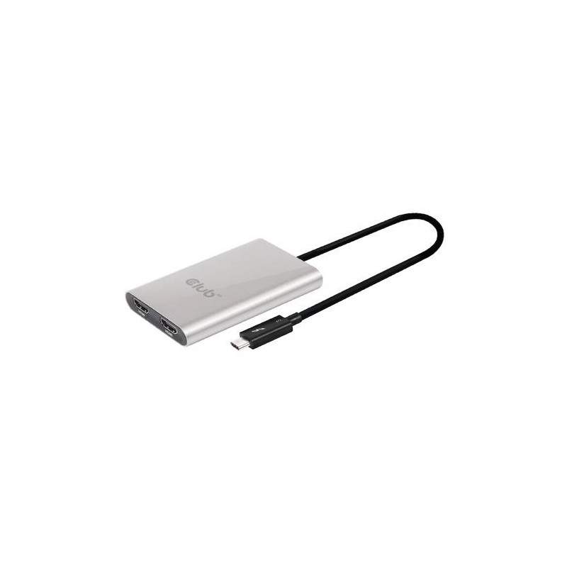 CLUB3D Thunderbolt 3 a Dual HDMI 2.0 Adaptador