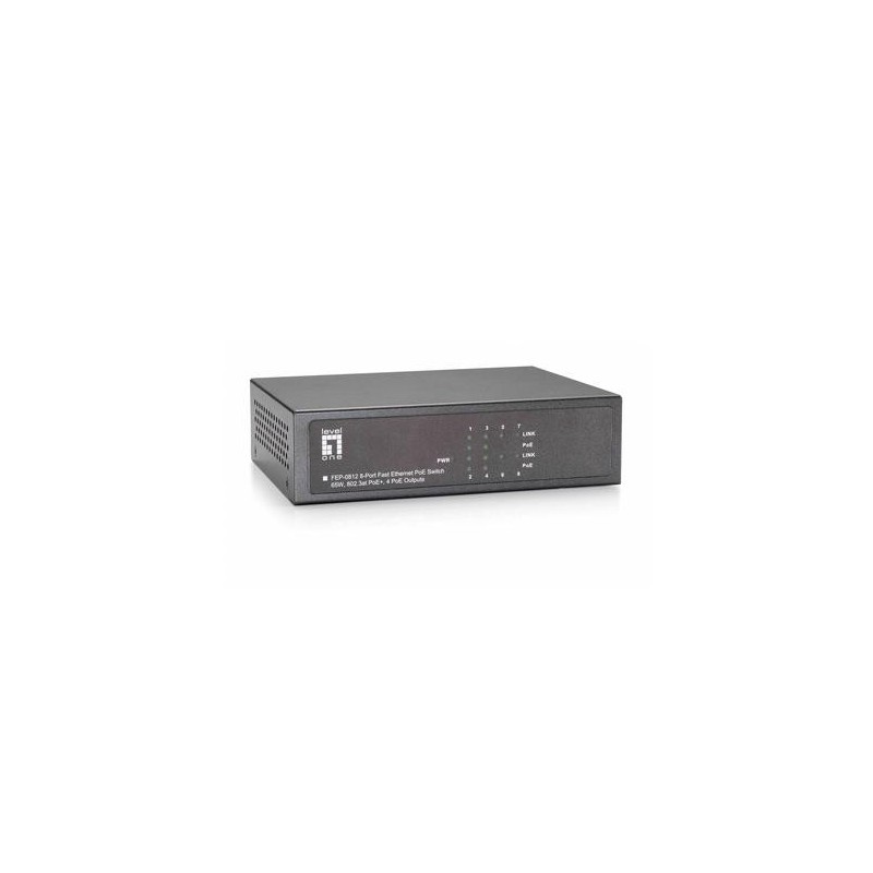 LevelOne FEP-0812W90 switch di rete Fast Ethernet (10/100) Supporto P