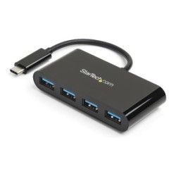 StarTech.com Hub USB 3.0 a 4 porte - USB-C a 4 USB-A - Alimentazione 