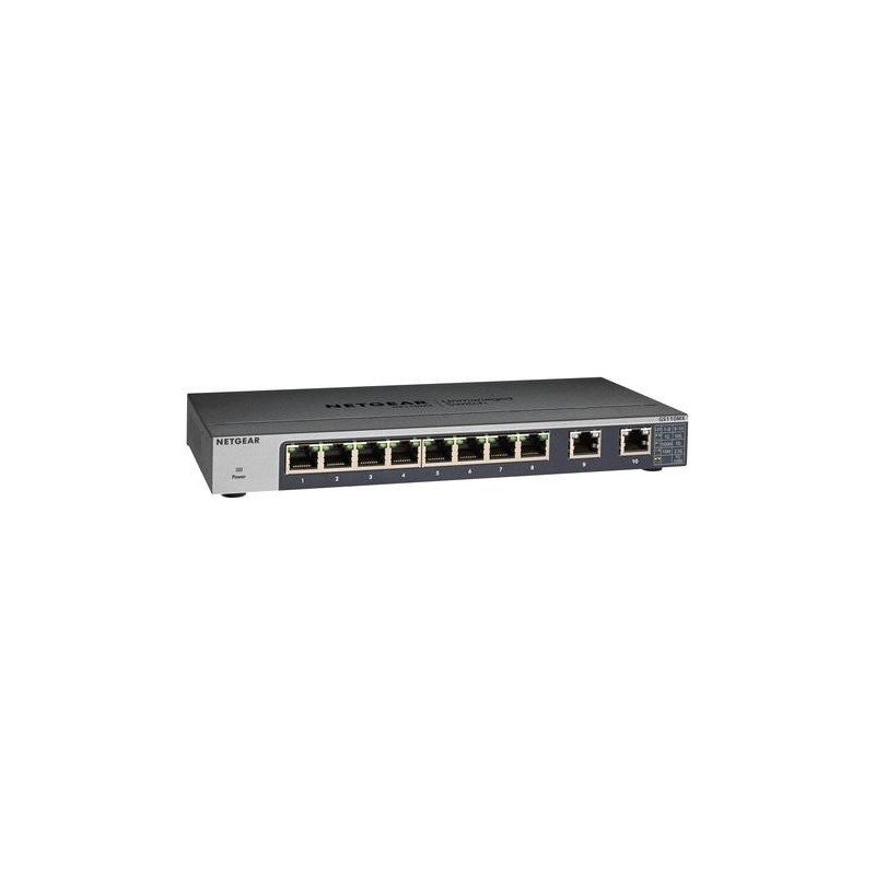 SWITCH 8P GIGABIT+2P GIGABIT UPLINK 10/100MBPS E 1/2.5/5/10GBPS