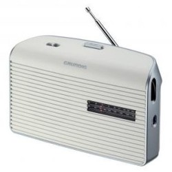 Grundig Music 60 Personale Analogico Argento, Bianco