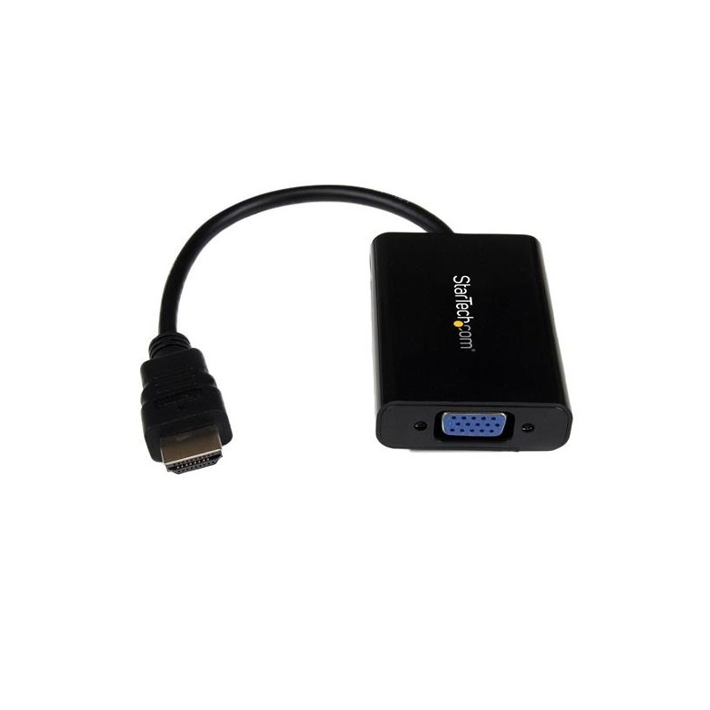 Adattatore convertitore video HDMI a VGA con Micro USB e audio per PC