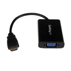 Adattatore convertitore video HDMI a VGA con Micro USB e audio per PC