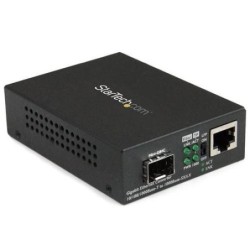 StarTech.com Convertitore multimediale Gigabit Ethernet a Fibra con s