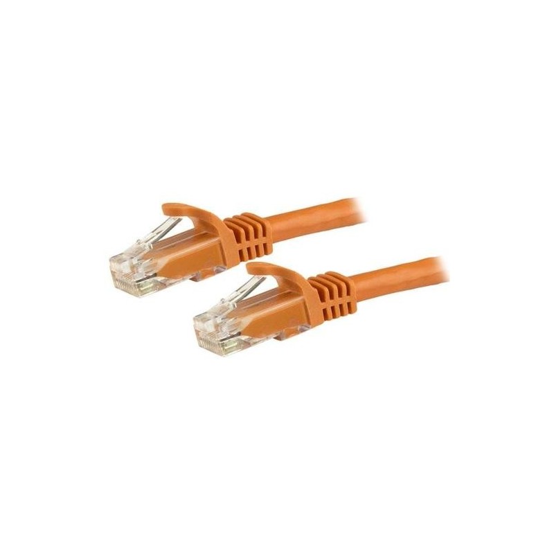 StarTech.com Cavo patch antigroviglio UTP RJ45 Cat6 Gigabit 3 m aranc