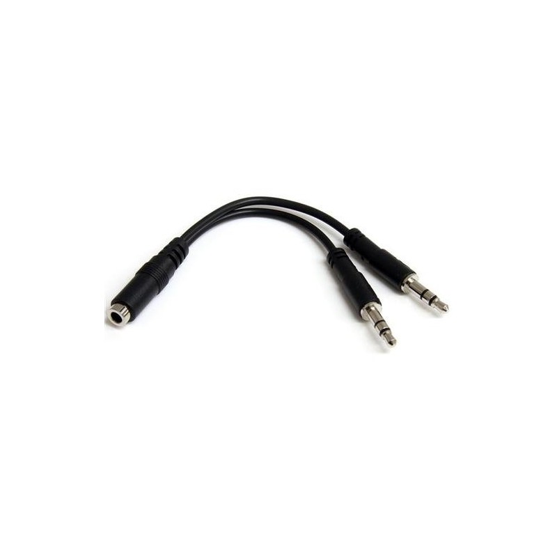 StarTech.com Adattatore splitter cuffie a 4 pin da 3,5 mm a 2x 3,5 mm