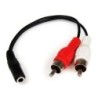 StarTech.com Cavo Adattatore Audio Stereo con presa mini Jack Femmina