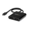 StarTech.com MSTCDP122DP adattatore grafico USB 3840 x 2160 Pixel Nero