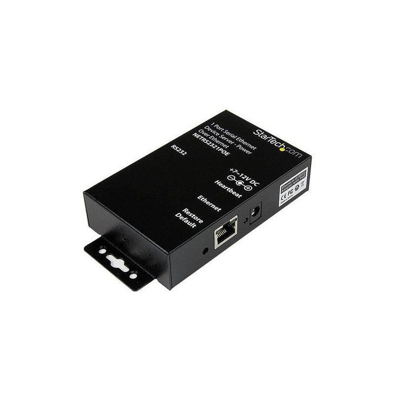 StarTech.com Convertitore seriale Ethernet RS-232 a 1 porta - PoE Pow