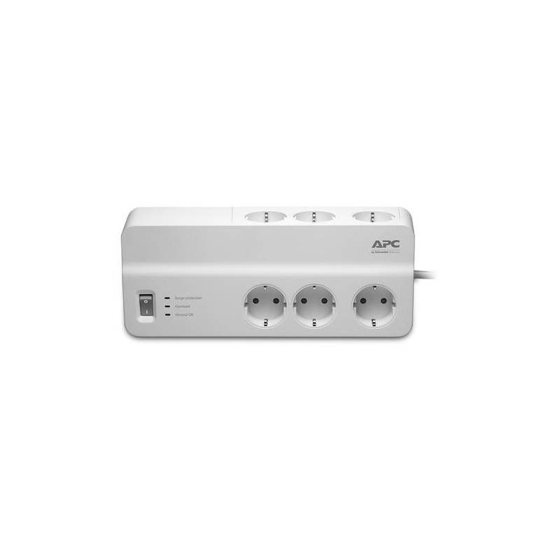 APC PM6-GR protezione da sovraccarico Bianco 6 presa(e) AC 230 V 2 m