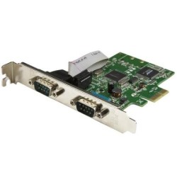 StarTech.com Scheda seriale PCI Express da 2 porte DB9 con UART 16C10