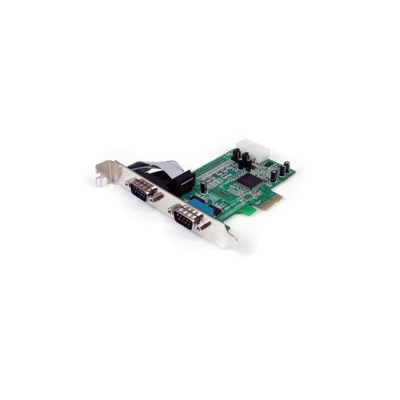 StarTech.com Scheda Seriale PCI Express con 2 Porte - Controller PCIe