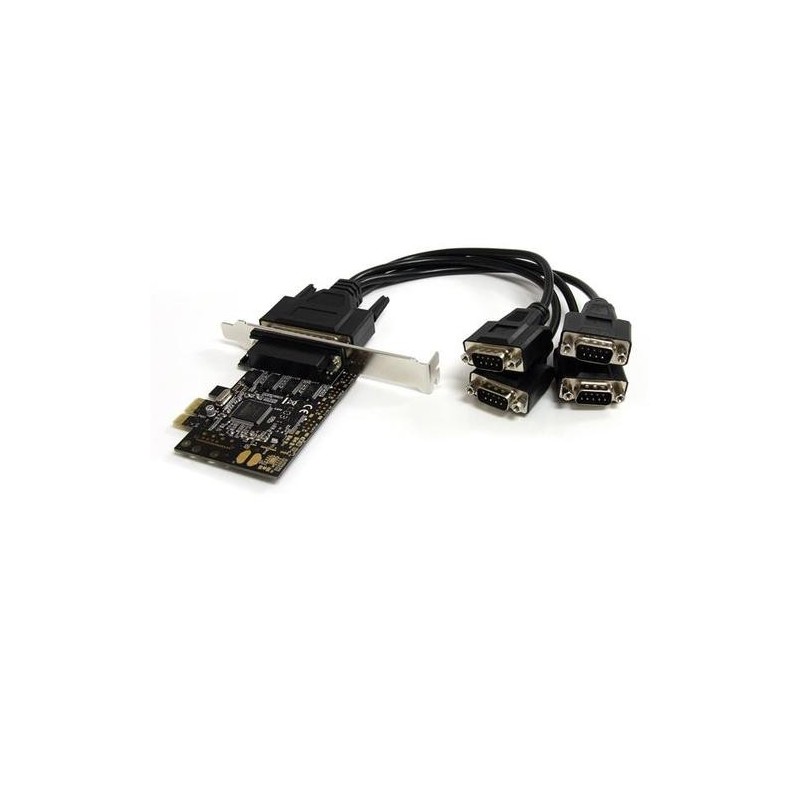 StarTech.com Scheda PCI Express seriale a 4 porte RS-232 con cavo di 