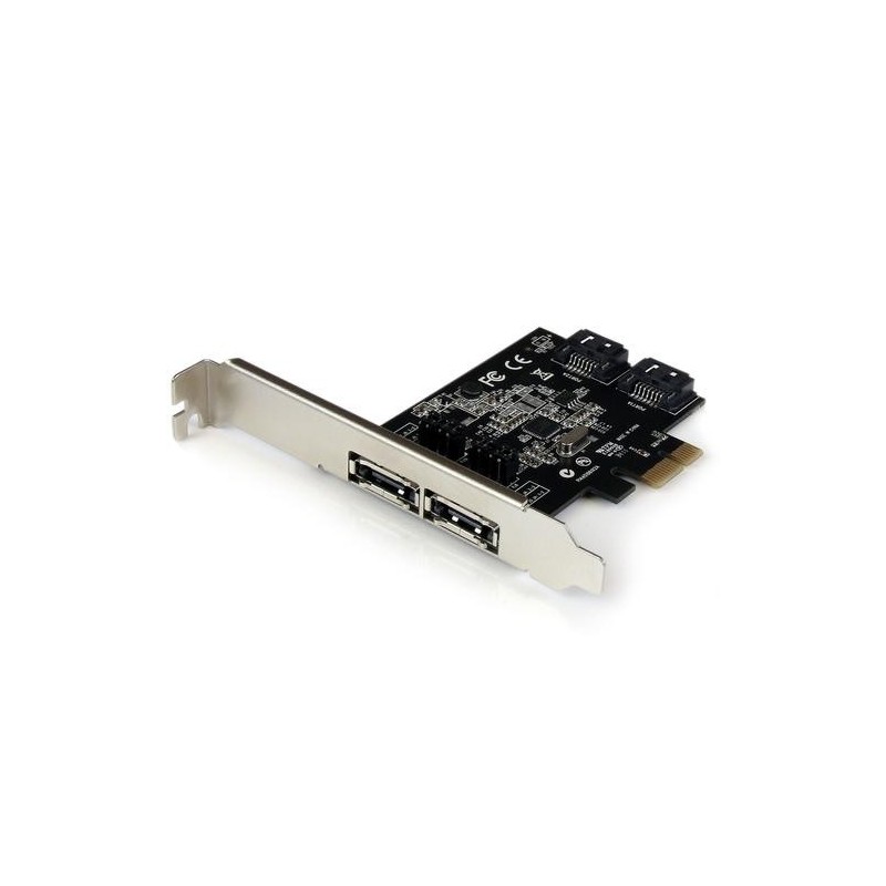 StarTech.com Scheda controller PCI Express SATA 6 Gbps eSATA 2 porte 