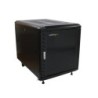 Armadio server rack chiuso a ribalta 12u 90 cm con ruote