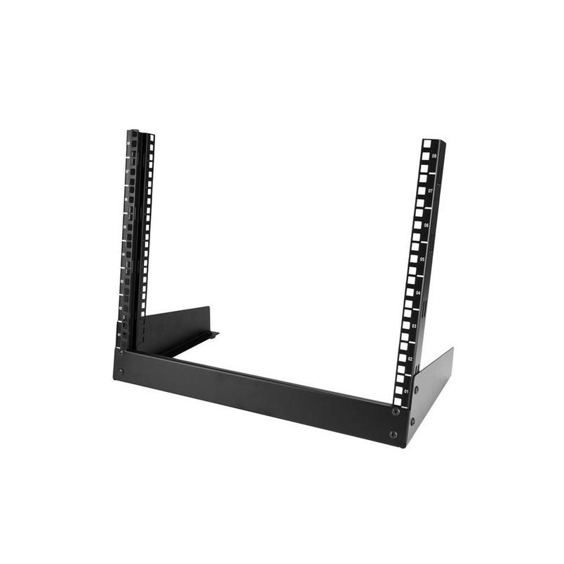 StarTech.com Armadio Server Rack con 2 staffe a Telaio Aperto 8U