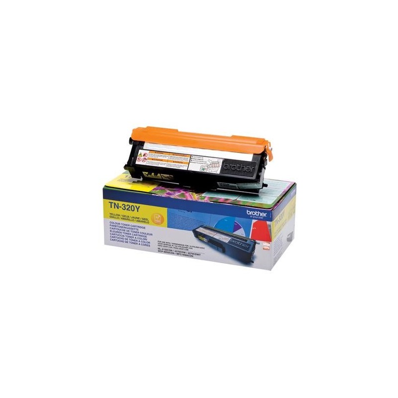 Brother TN-320Y cartuccia toner 1 pz Originale Giallo