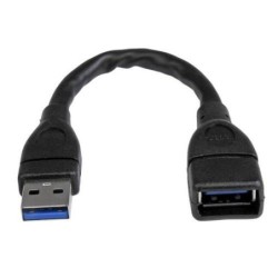 StarTech.com Cavo prolunga USB 3.0 Tipo A da 15 cm da A ad A - Maschi