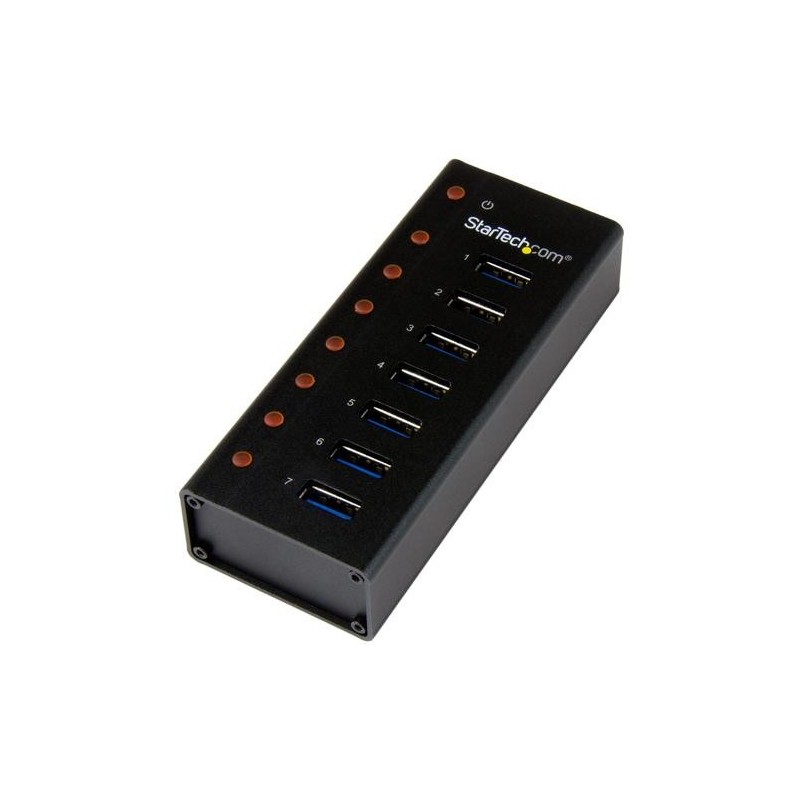 StarTech.com HUB USB 3.0 a 7 porte con custodia metallica - Perno e c