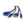 Cavo per commuttatore KVM 2 in 1 VGA e USB - Cavo Switch KVM per USB 