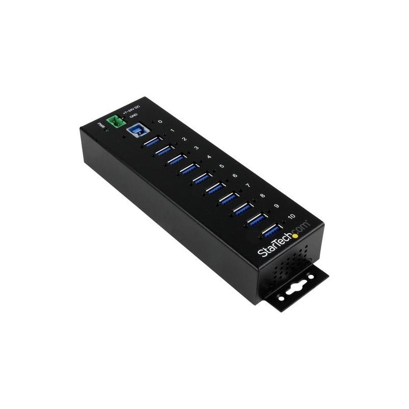 StarTech.com HUB Industriale USB 3.0 a 10 porte - Perno e concentrato