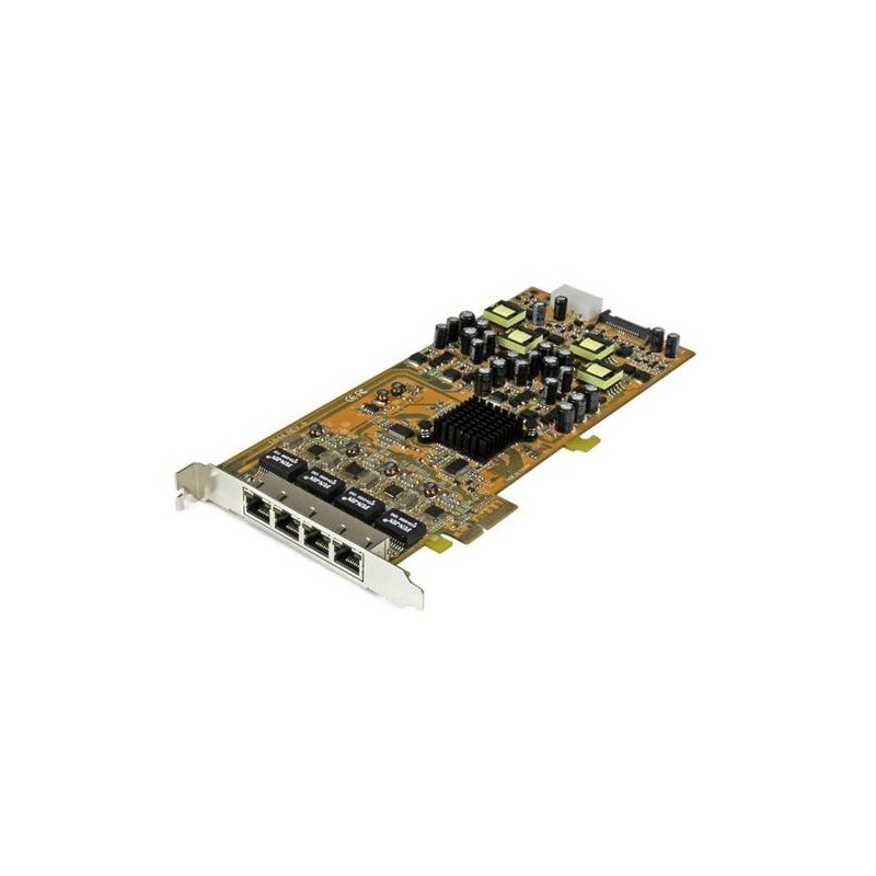 StarTech.com Scheda di rete PCIe Gigabit Power over Ethernet a 4 port