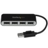 StarTech.com Hub USB 2.0 portatile a 4 porte con cavo integrato - Per